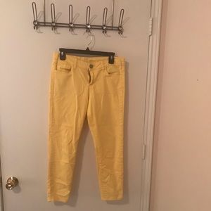 KUT from the Kloth yellow jeans
